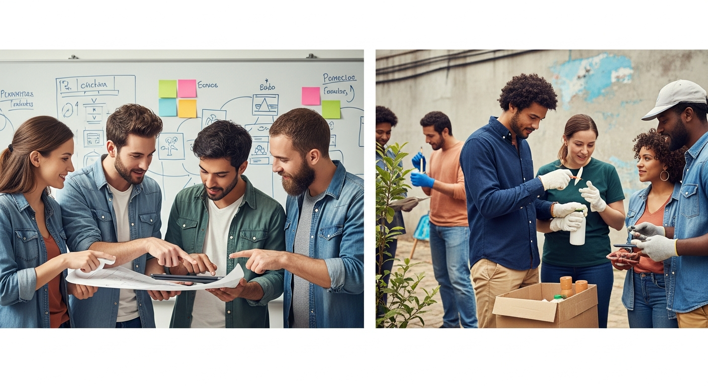 gestão de voluntários em associações - imagem ilustrativa