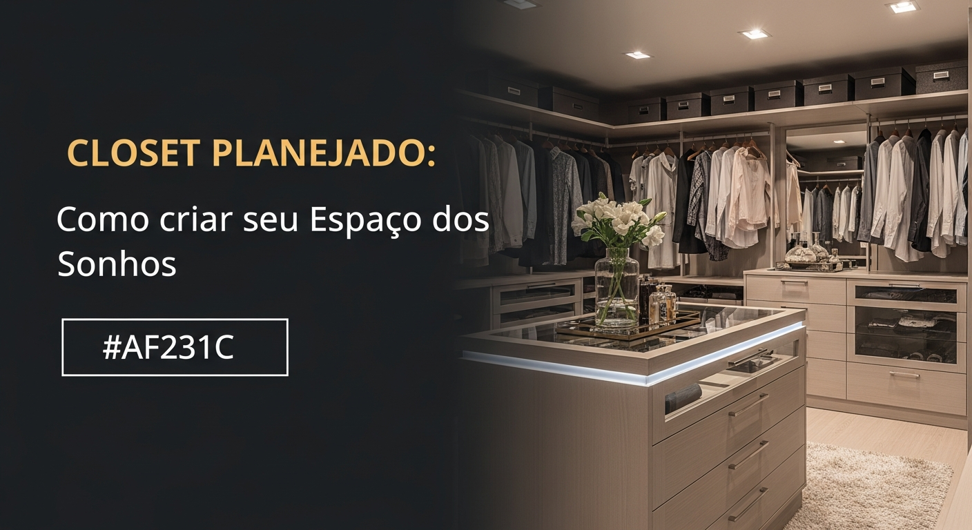 projeto de closet pequeno e funcional - imagem ilustrativa